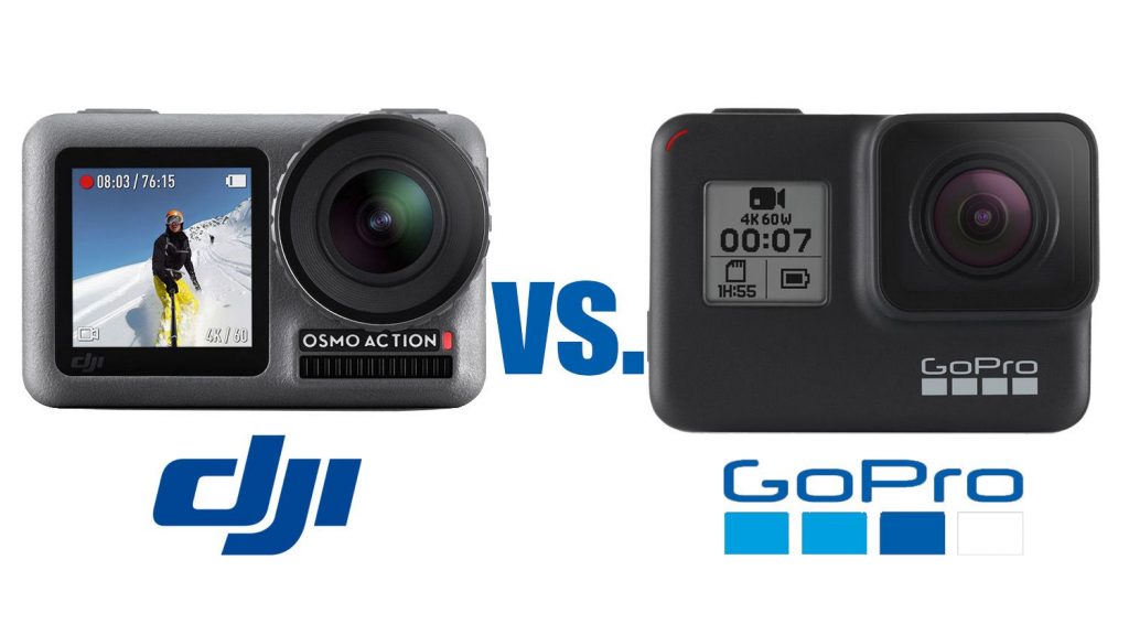 Kamera DJI Osmo vs GoPro Hero 7